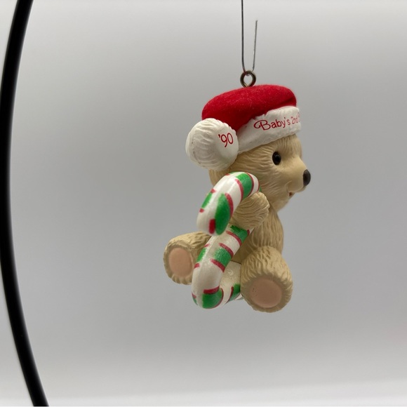 Hallmark Keepsake Ornament Dated 1990 Baby’s First Christmas Handcrafted - Picture 7 of 12